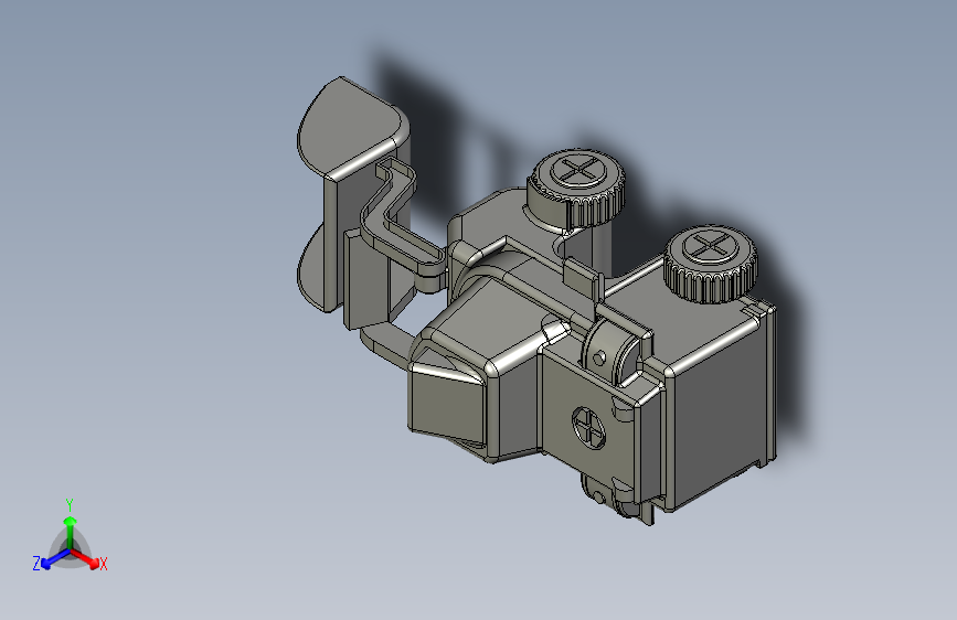 玩具推土机的三维设计