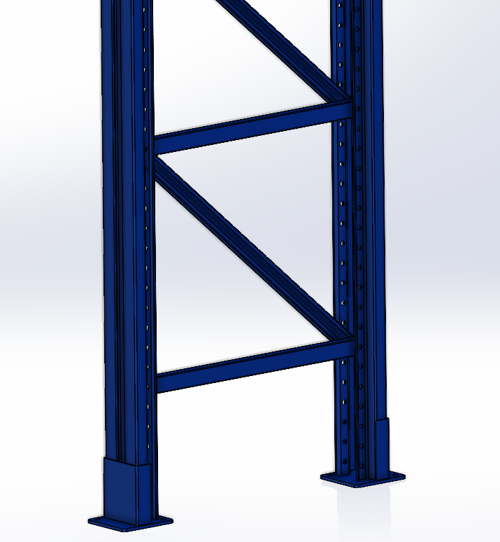 夹层选择性托盘货架系统