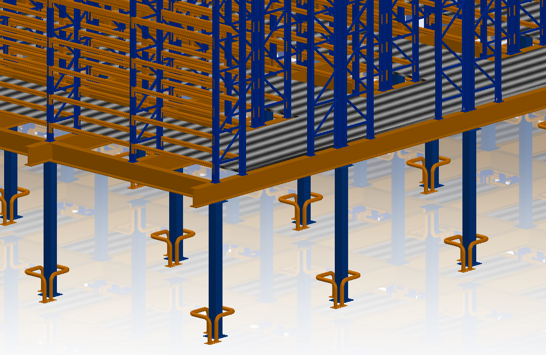 夹层选择性托盘货架系统