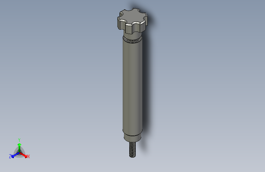 3111牵引机入料口导向滚组装轴01