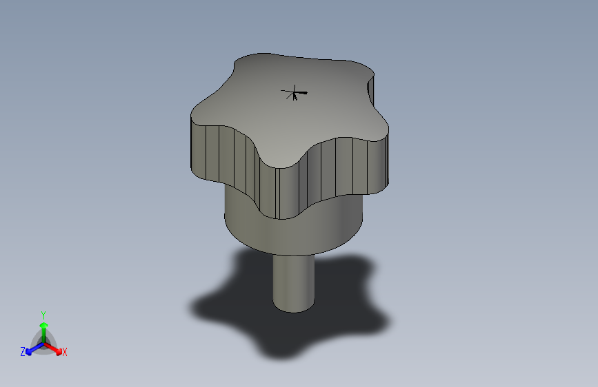 2031101062150外牙五星握轮M6X15