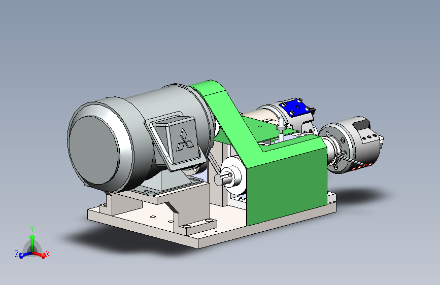双轴车床主轴部分-- 587060-20