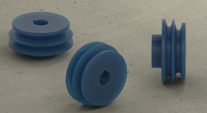 电机皮带轮D1=95mm，D2=85mm，轴22mm