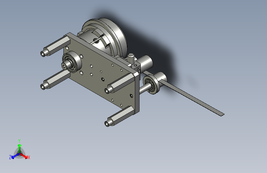 YX-04-16送胶纸组件