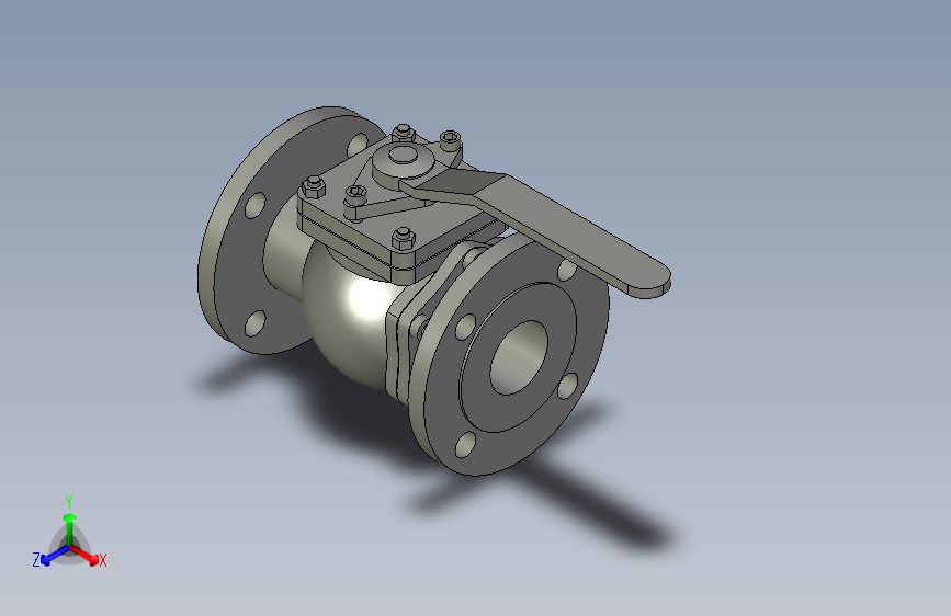 法兰连接球阀DN50