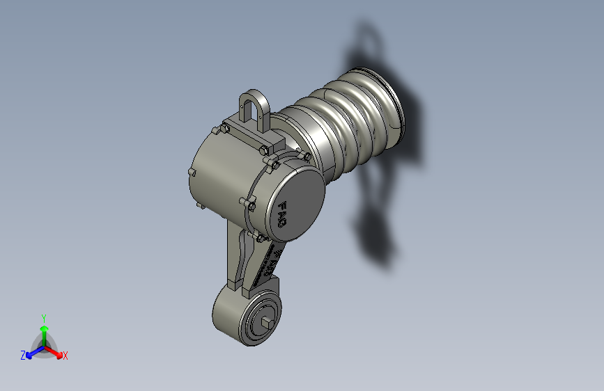 1591810-CRH380A动车组左轴端装置总成