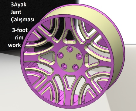 3英尺轮毂工作（由Michel Man设计）