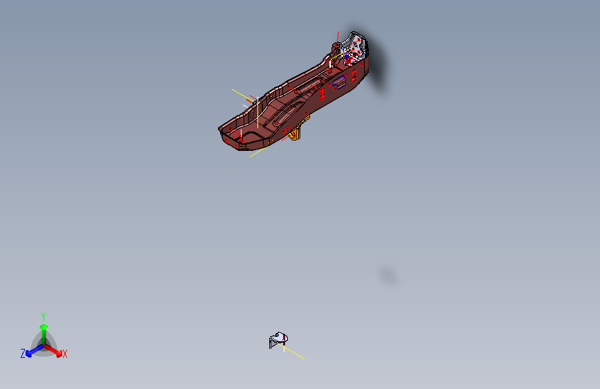 长城 哈弗-H1-A8400580 前防撞梁右立柱总成