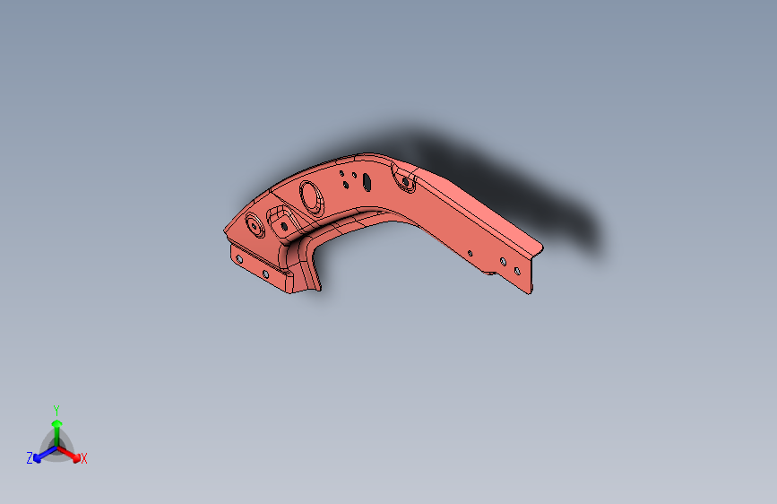 长城 哈弗-H1-A8400164 右前大灯上横梁焊合