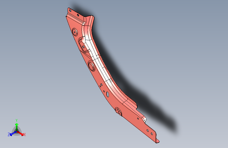 长城 哈弗-H1-A8400163 左前大灯上横梁焊合