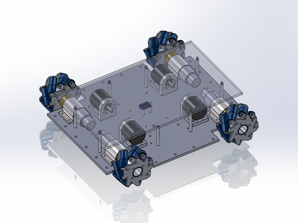 自动化导引车AGV麦克纳姆轮小车