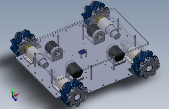 自动化导引车AGV麦克纳姆轮小车