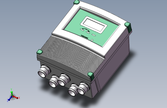 8英寸电磁流量计的显示屏