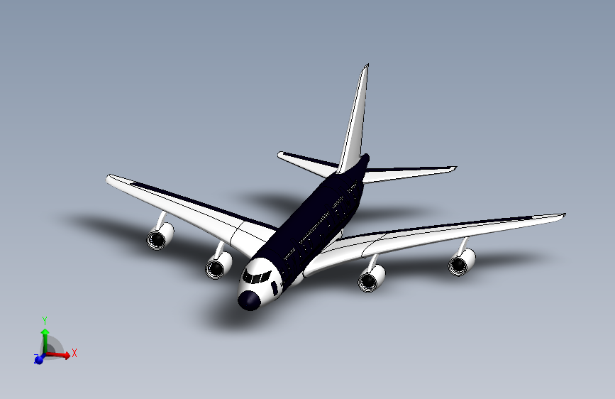 AIRBUS-A380空中客车飞机模型