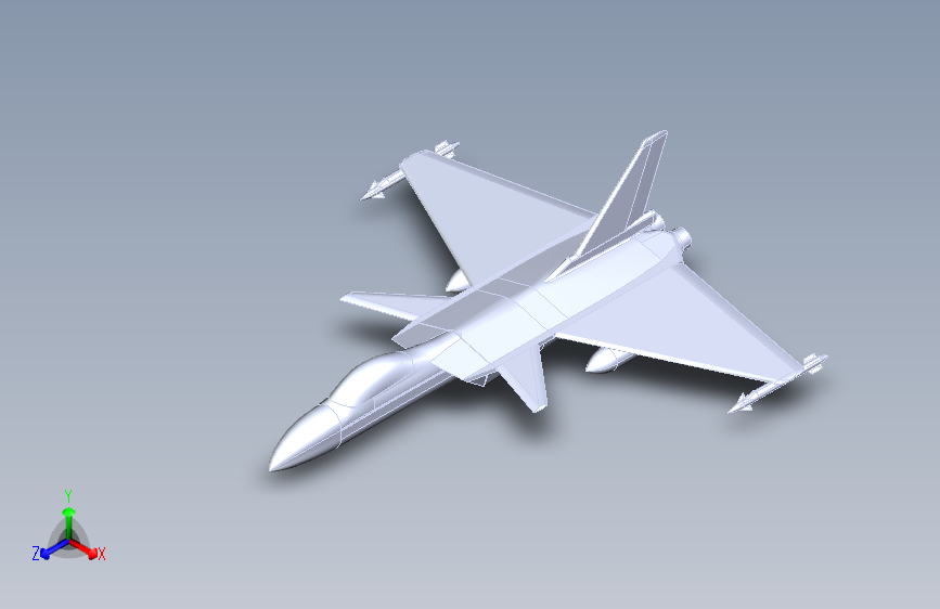 SS-211 Wcraft战斗机简易模型