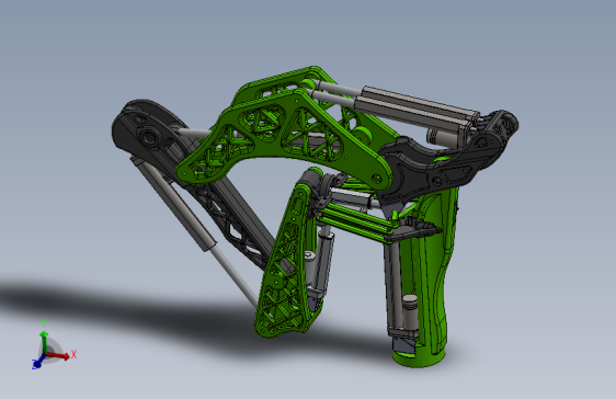 带夹持器的电动线性执行器5轴机械臂