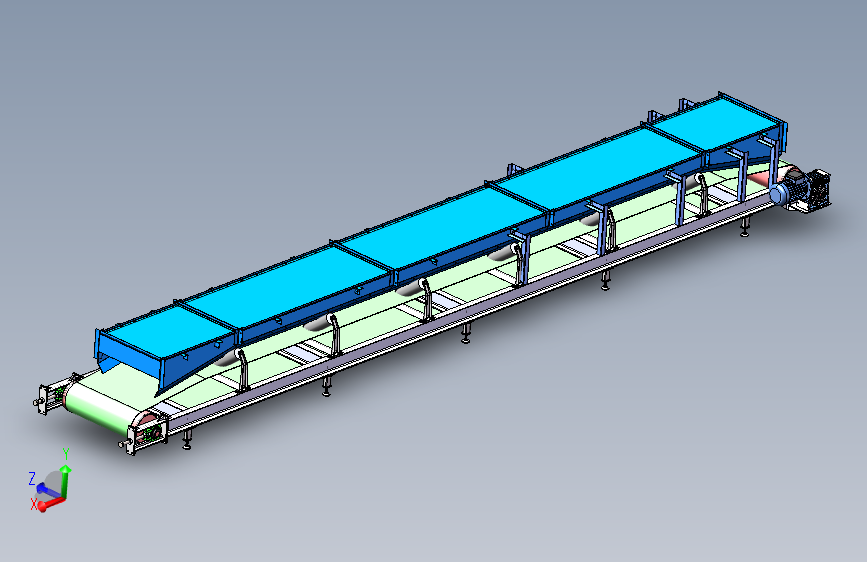 防尘皮带输送机