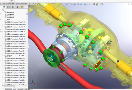 汽车卡车后桥传动桥转向桥