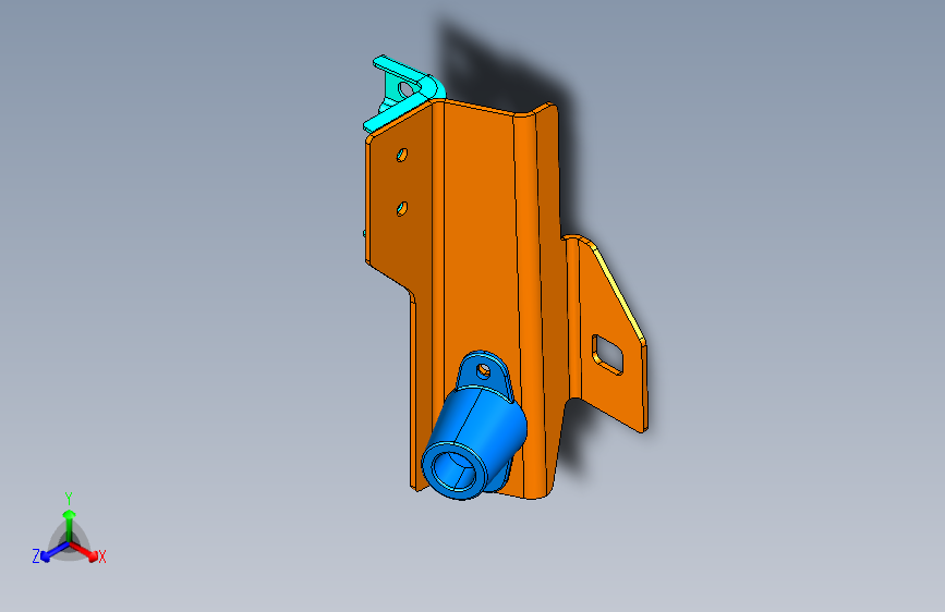 特斯拉 model x -前保底护板安装支架总成