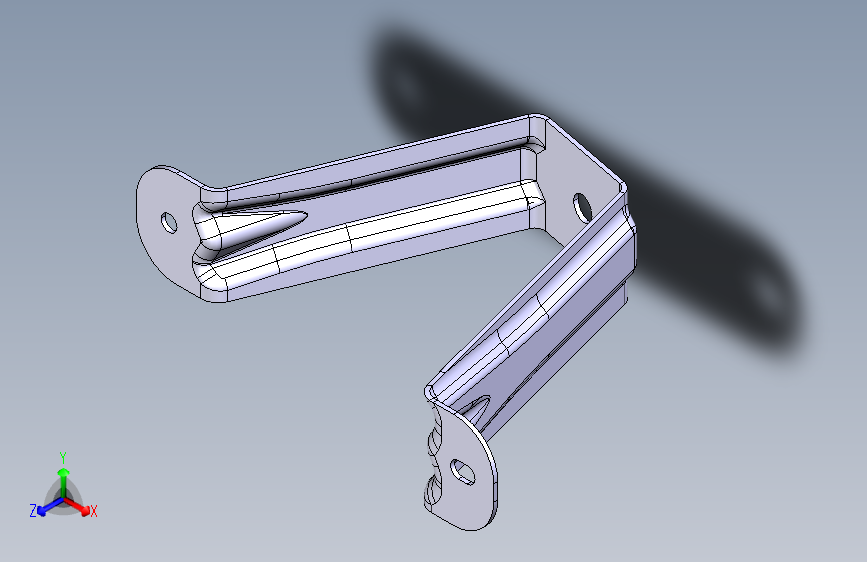 特斯拉 model x -后保底板后安装支架