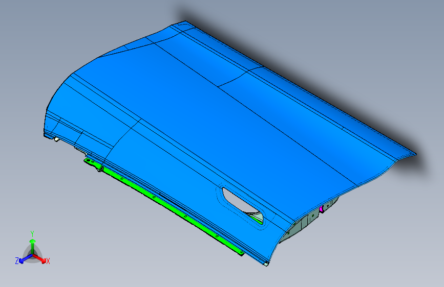 特斯拉 model s -右前门钣金装置总成