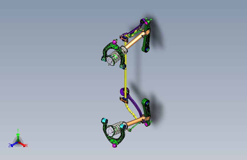 特斯拉 model s -前悬架装置