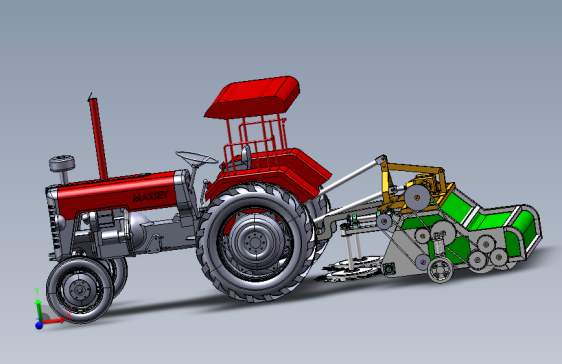 尾菜粉粹还田机