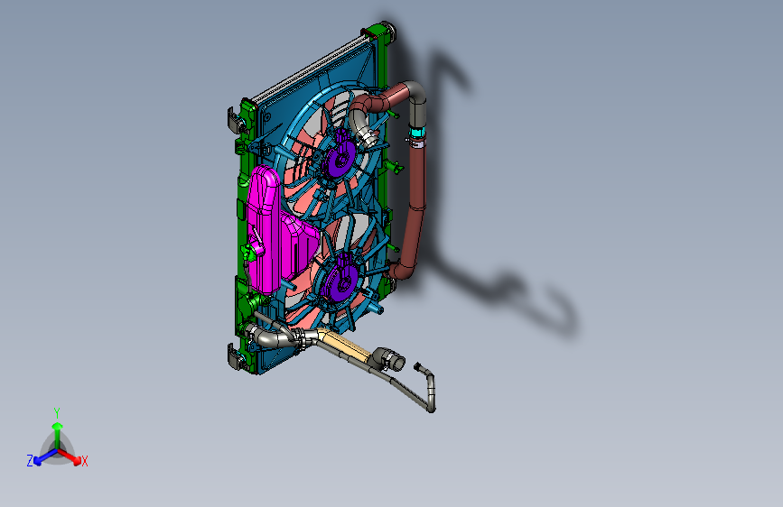马自达-6-动力-05 External cooling system
