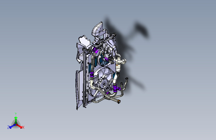 路虎-发现神行-冷却系统装置