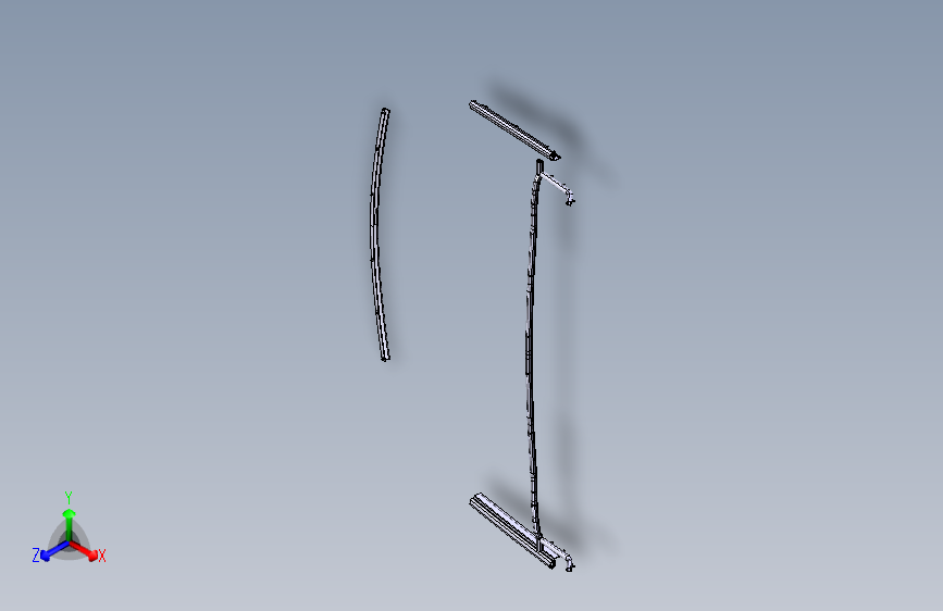 陆风-X5-8402002HB_发动机舱盖密封条装置图