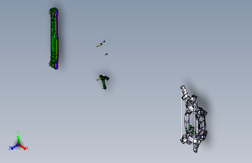 陆风-X5--2810001HB_副车架装置图