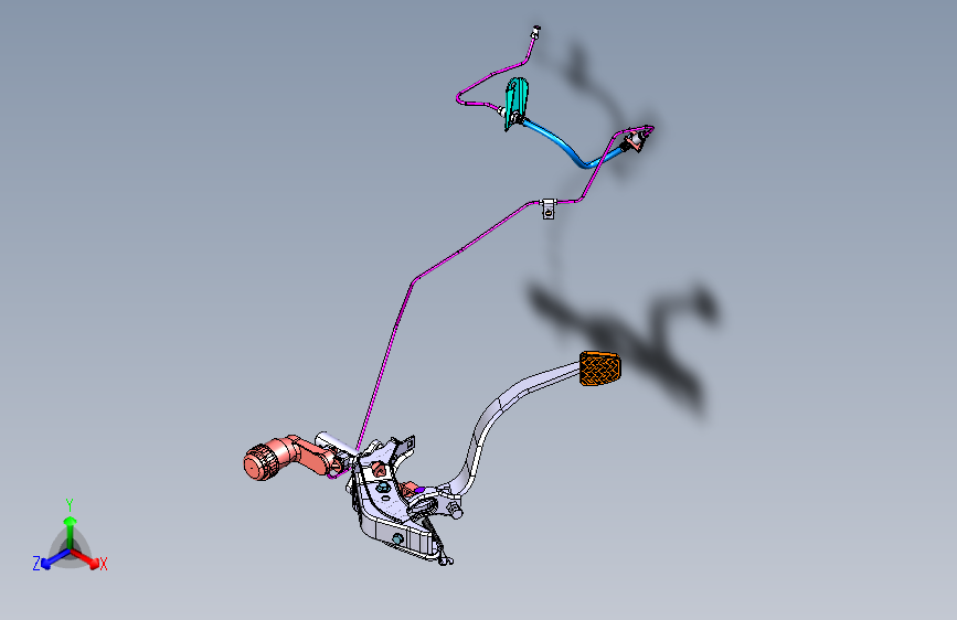 猎豹-CT6- D1602001_离合器操纵机构装置
