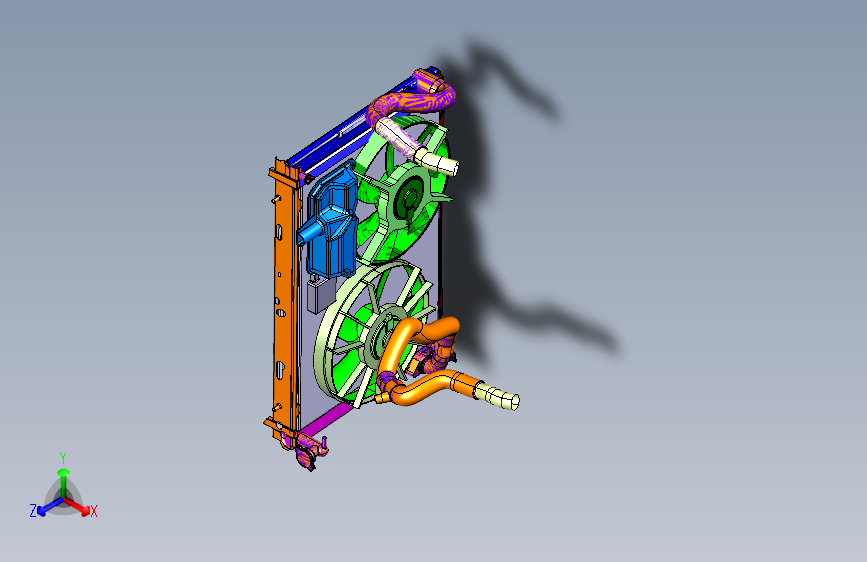 雷克萨斯-RX330-底盘-cooling system