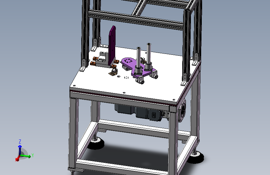 20160710-214837-38357 汽车后视镜机械寿命测试工装夹具