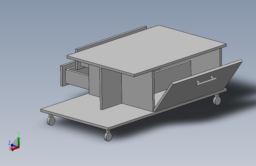 中间的医院模型