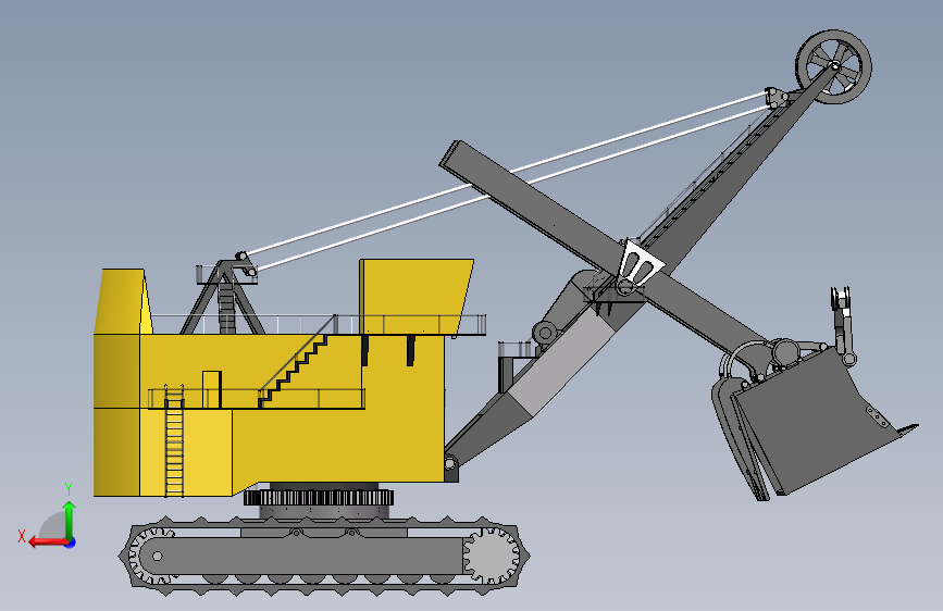 矿用挖掘机SW三维图 1298626