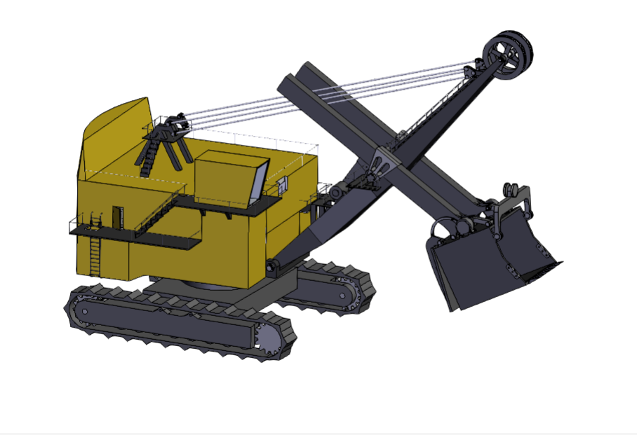 矿用挖掘机SW三维图 1298626