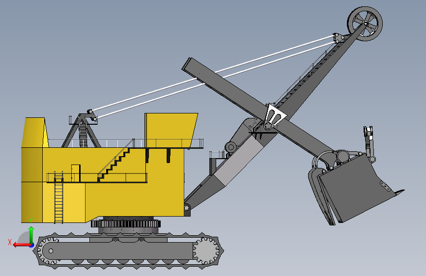 矿用挖掘机SW三维图 1298626