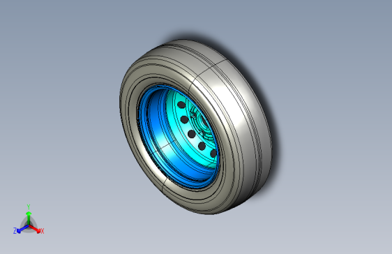 吉利-帝豪EV450-底盘-SPARE WHEEL