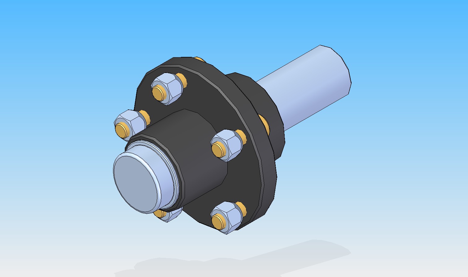 1750 磅 轴毂总成