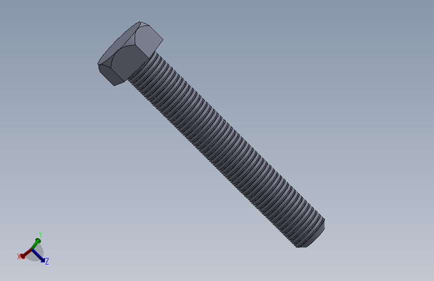 M16 螺栓 - Civata Solidworks
