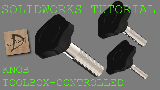 SolidWorks 工具箱控制的旋钮