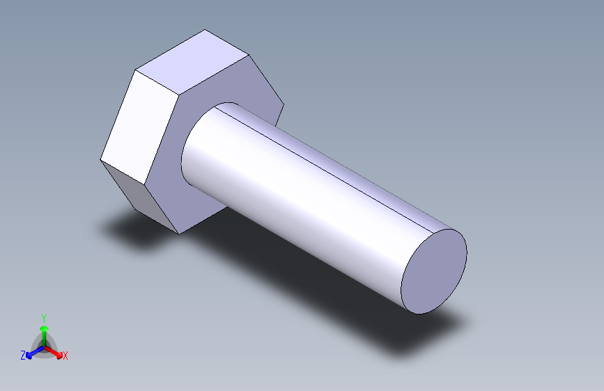 参数化螺栓 CATIA 模型
