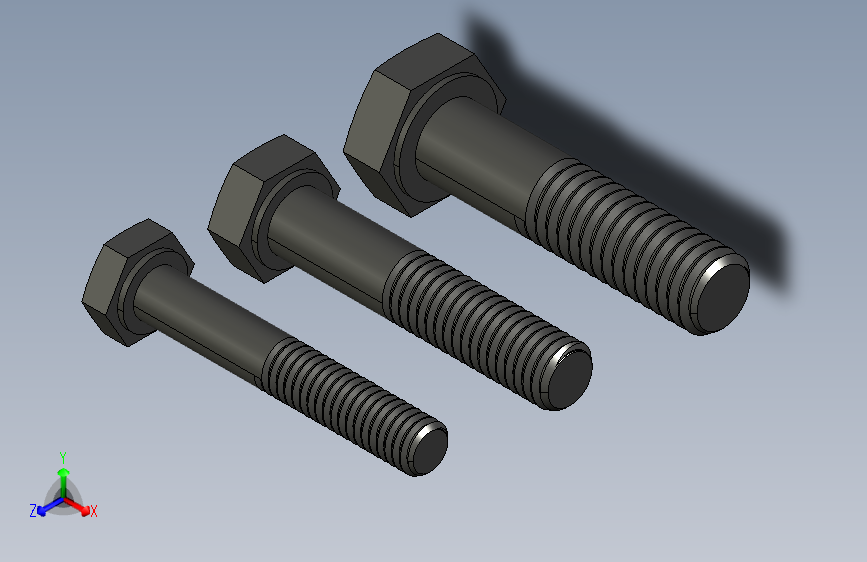 六角螺栓 M4, M5, M6