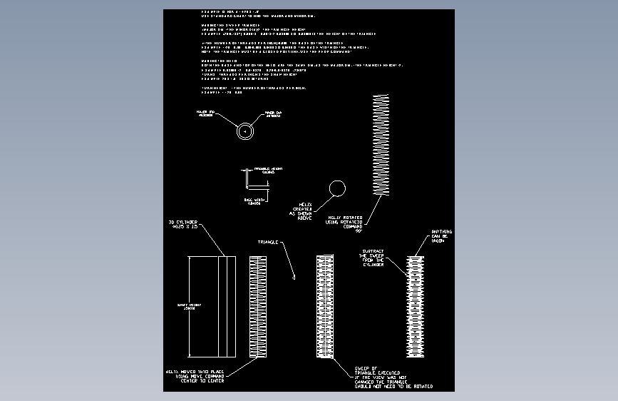 如何在 AutoCAD 中制作螺纹