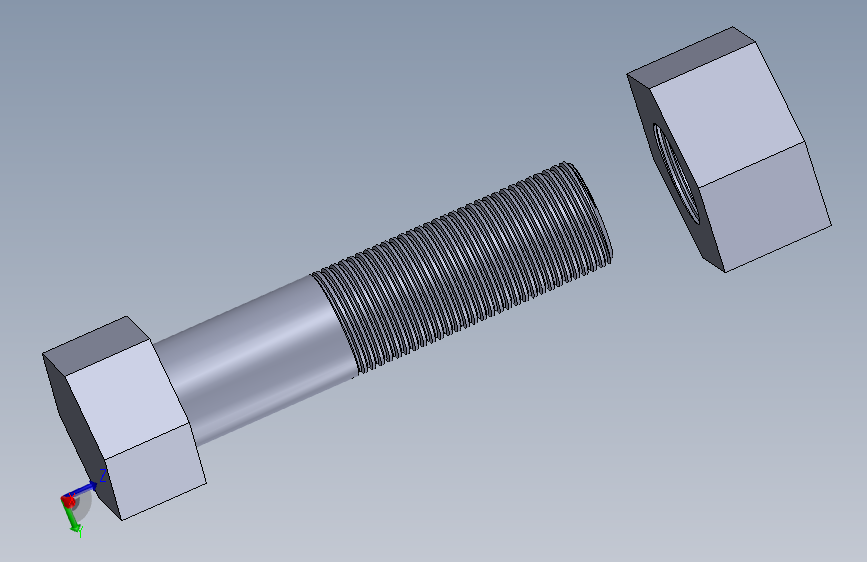 在Solidworks中进行螺母螺栓设计和动画制作