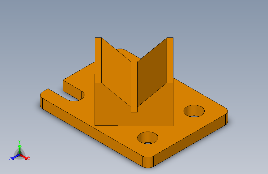 3D CAD 基本练习_ V 体 _ Autodesk Inventor Pro