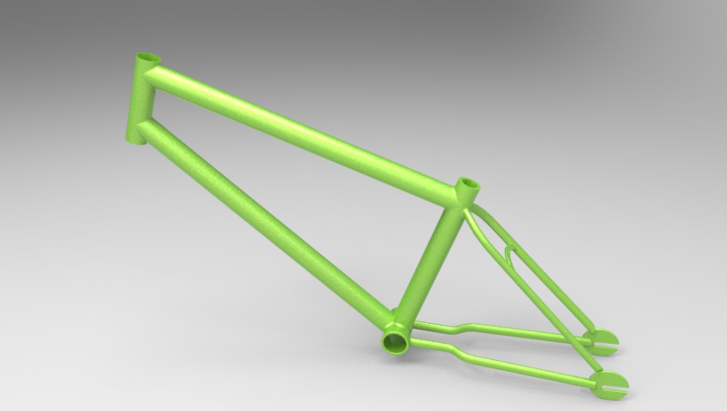 BMX自行车车架