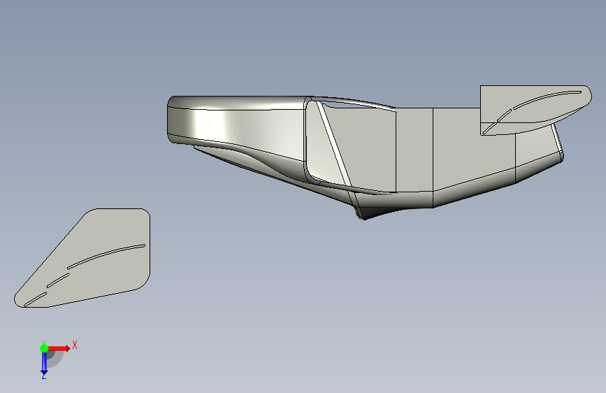 FSAE 车身工作 (1) 俯视图