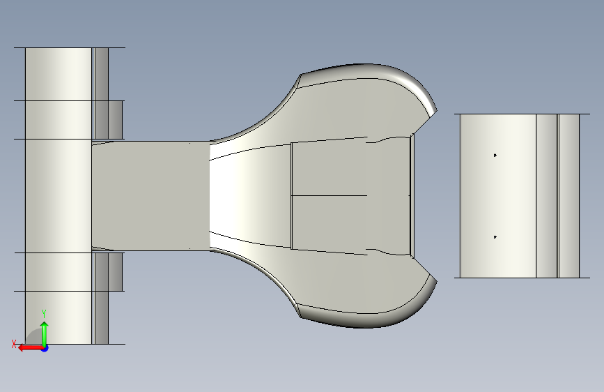 FSAE 车身工作 (1) 背面视图